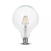 Żarówka LED 10W filament E27 kula glob G125 V-TAC VT-1979 4000K 1055lm